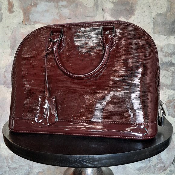 Louis Vuitton Burgundy Satchel - Picture 1 of 11